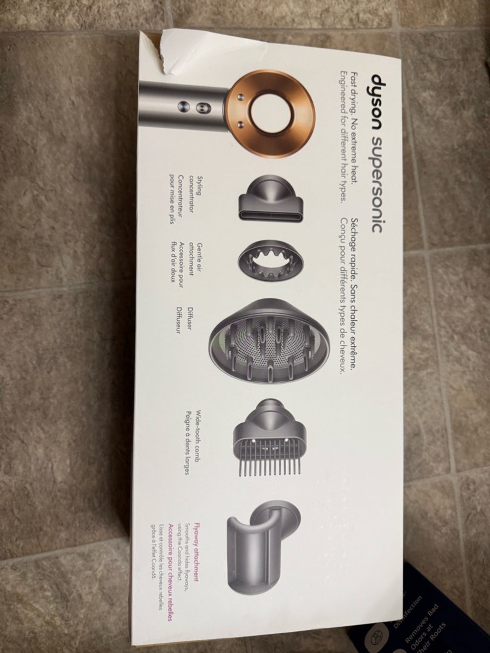 Dyson Supersonic Hair Dryer - Silver with Rose Gold Accent